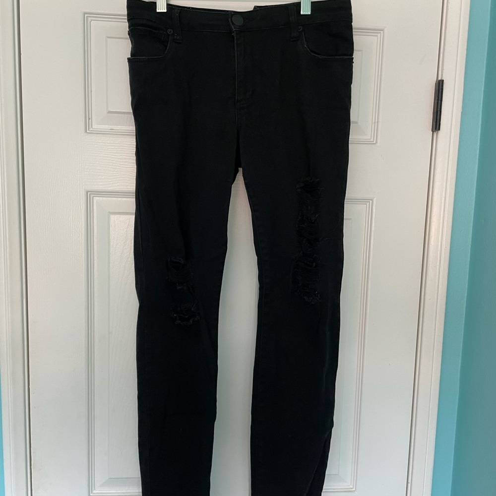 STS Blue Black Skinny Jeans